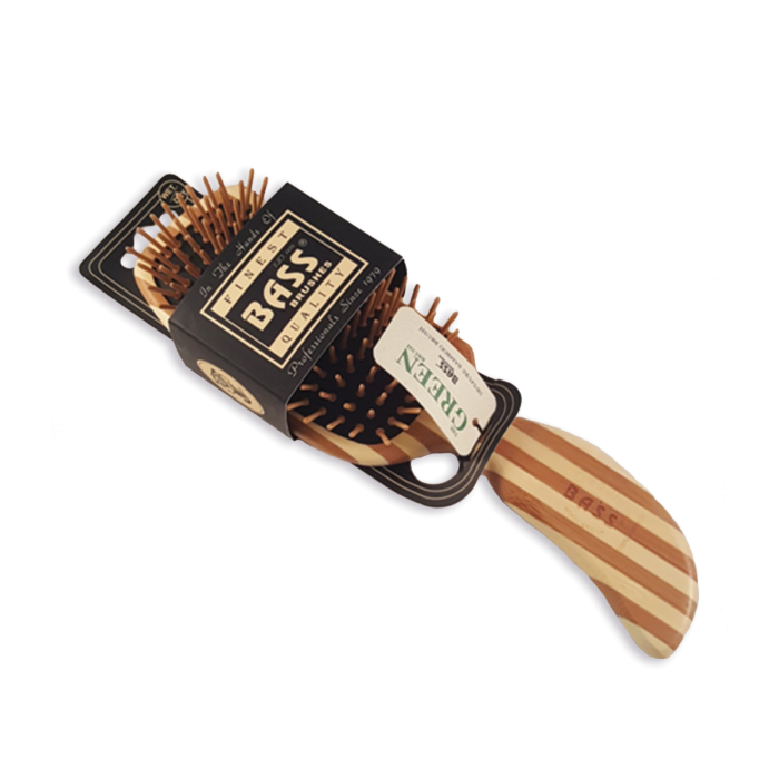 Bass curved shaped brush